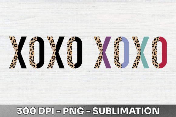 Download XOXO Half Leopard Sublimation PNG - Leopard sublimation png Collection