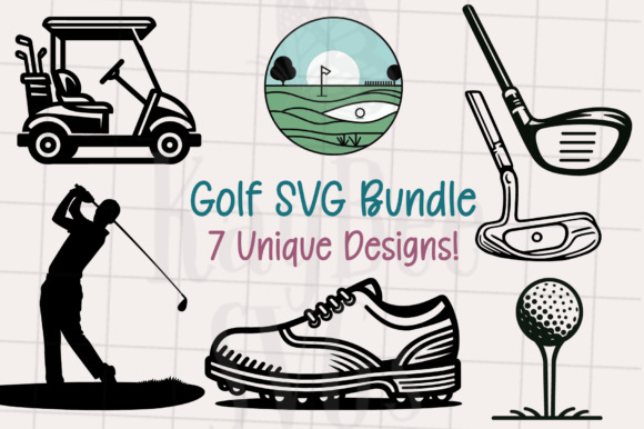 Download Golf SVG Bundle - 7 Unique Designs - Unique Collection