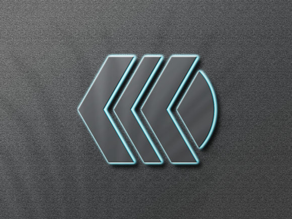 Download 3d Minimal Clean Neon Logo Mockup Design - Neon logo Collection