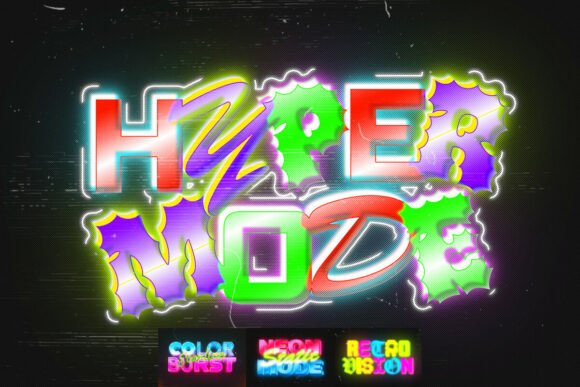 Download RGB Glow Text Effects - Glow text effect Collection
