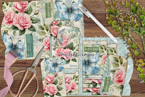 Download Junk Journal Folio Shabby Vintage Insert - Premium Resources