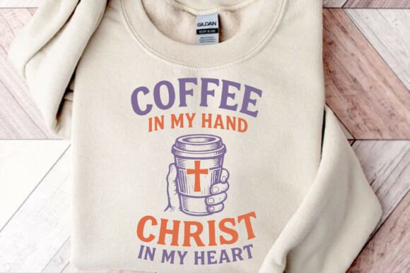 Download Coffee in My Hand Christ in My Heart Svg - Premium Bundle
