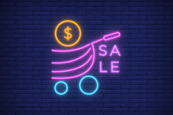 Download Neon Logo Flash Sale Template in Shop - Neon logo Collection