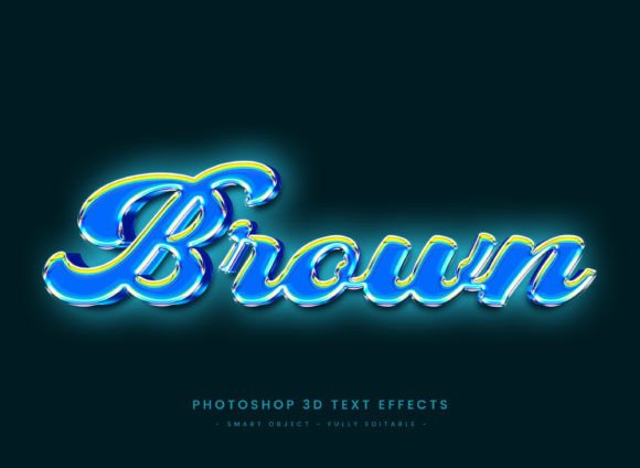 Download Glassy Glow Text Effect Style PSD - Glow text effect Collection