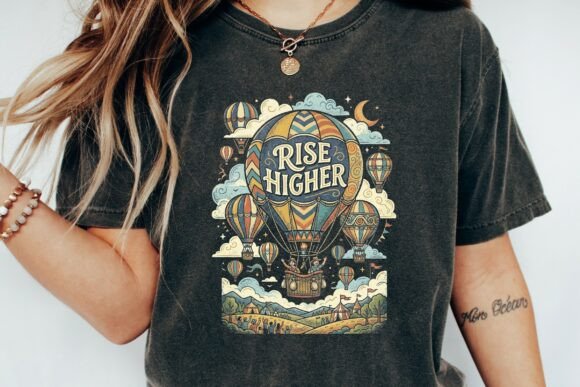 Download Rise Higher Hot Air Balloon Design - Higher Collection
